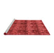 Modern Red Washable Rugs