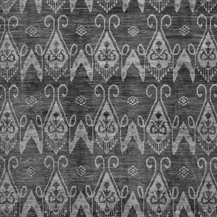 Machine Washable Abstract Gray Modern Rug, wshabs184gry