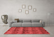 Modern Red Washable Rugs