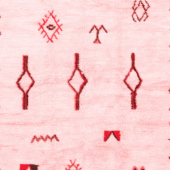 Machine Washable Solid Red Modern Rug, wshabs1850red