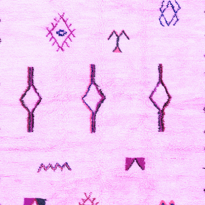 Machine Washable Solid Purple Modern Area Rugs, wshabs1850pur