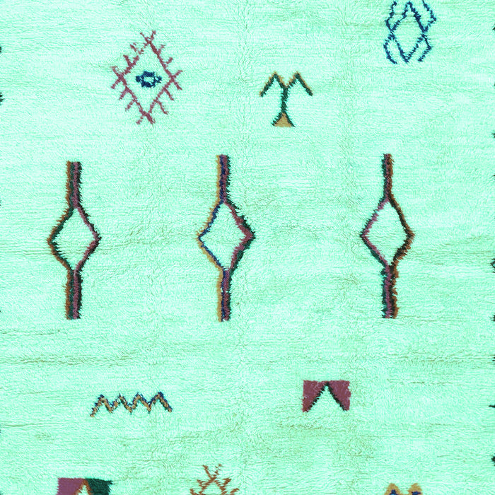 Solid Turquoise Modern Rug, abs1850turq