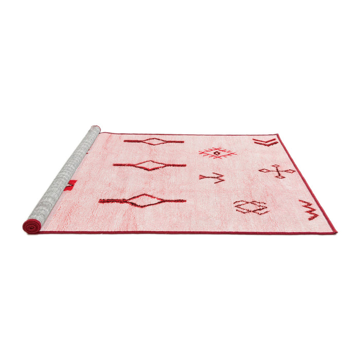 Modern Red Washable Rugs
