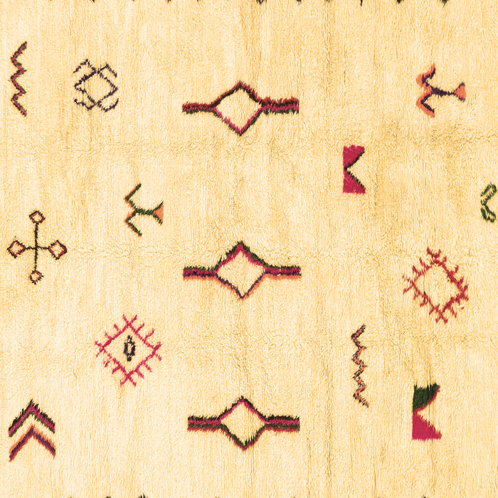 Square Machine Washable Solid Brown Modern Rug, wshabs1850brn