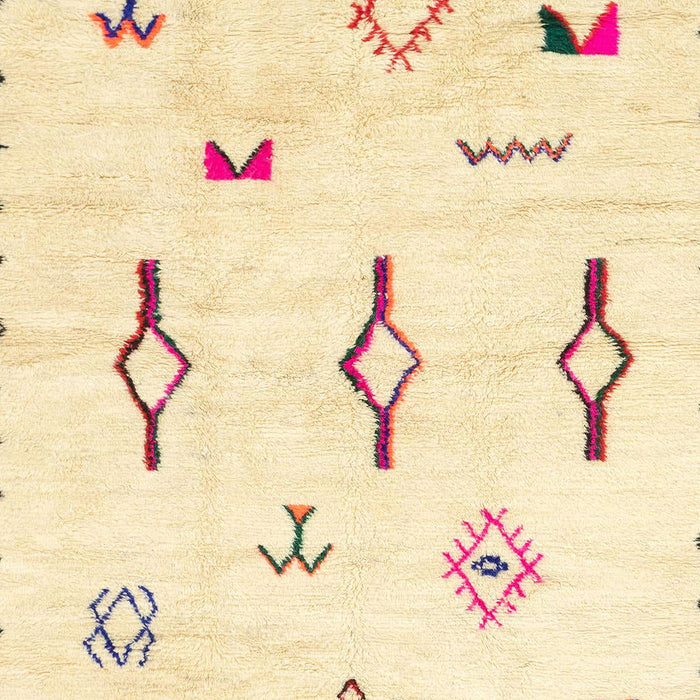 Machine Washable Abstract Yellow Rug, wshabs1850