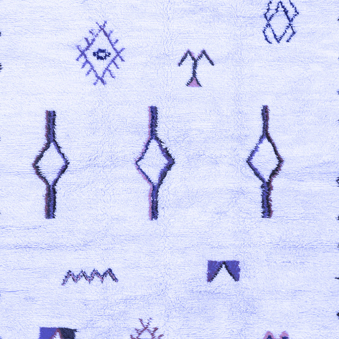 Solid Blue Modern Rug, abs1850blu