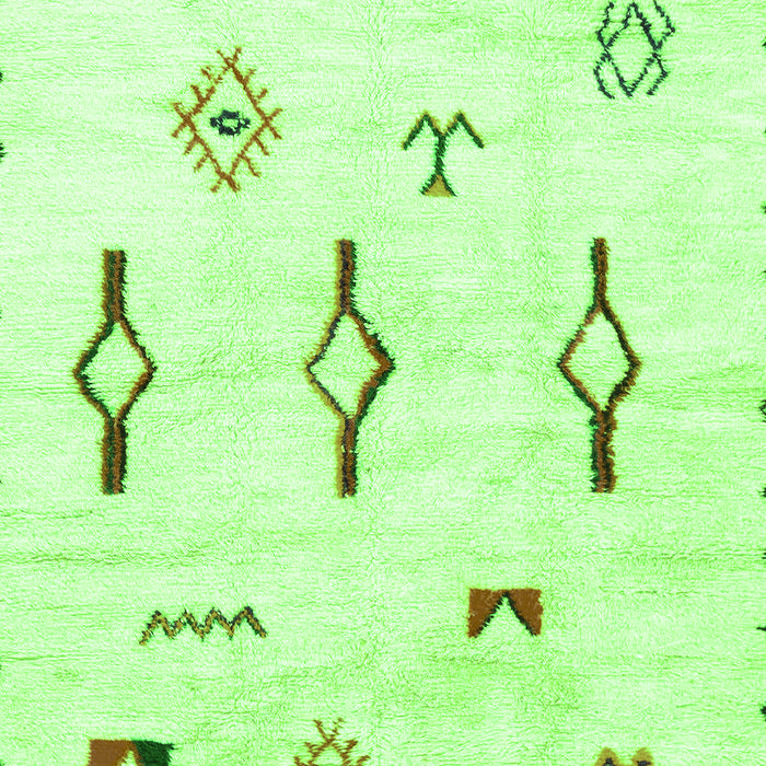 Solid Green Modern Rug, abs1850grn