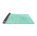 Sideview of Solid Light Blue Modern Rug, abs1851lblu