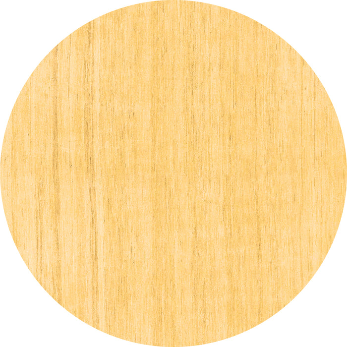 Round Solid Brown Modern Rug, abs1851brn