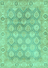 Oriental Turquoise Traditional Rug, abs1852turq