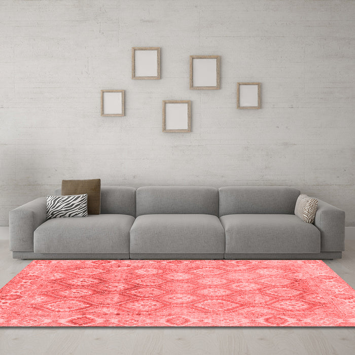 Traditional Red Washable Rugs