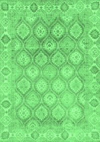 Oriental Emerald Green Traditional Rug, abs1852emgrn