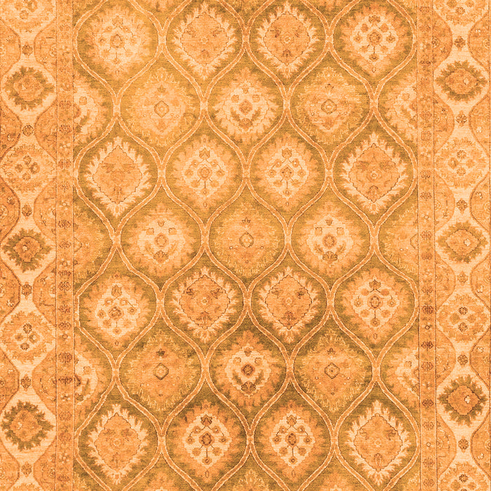 Machine Washable Oriental Orange Traditional Area Rugs, wshabs1852org
