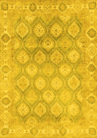 Oriental Yellow Traditional Rug, abs1852yw