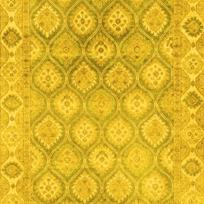 Oriental Yellow Traditional Rug, abs1852yw