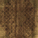 Square Machine Washable Abstract Brown Modern Rug, wshabs1853brn