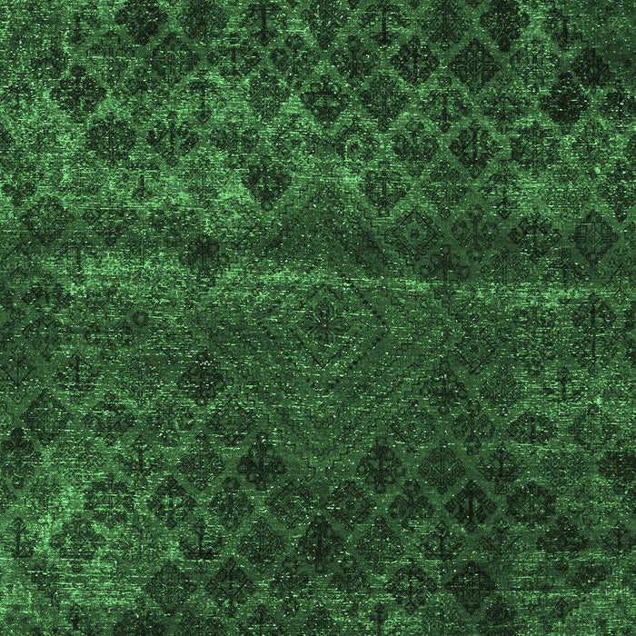 Abstract Emerald Green Modern Rug, abs1853emgrn