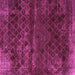 Square Machine Washable Abstract Pink Modern Rug, wshabs1853pnk