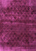 Machine Washable Abstract Pink Modern Rug, wshabs1853pnk