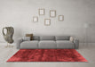 Modern Red Washable Rugs