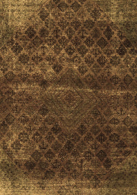 Abstract Brown Modern Rug, abs1853brn