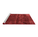 Modern Red Washable Rugs