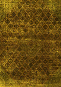 Abstract Yellow Modern Rug, abs1853yw