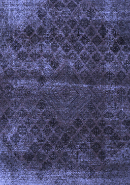 Abstract Blue Modern Rug, abs1853blu