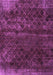 Machine Washable Abstract Purple Modern Area Rugs, wshabs1853pur