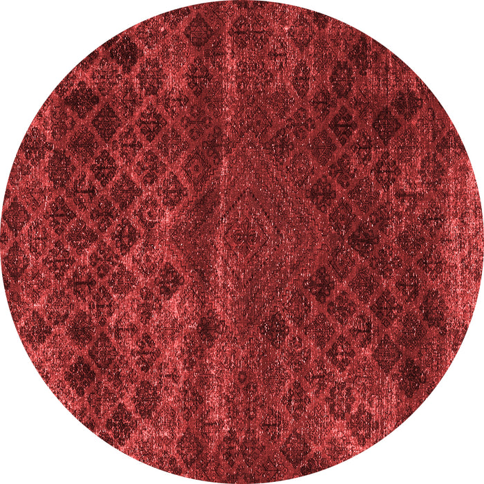 Abstract Red Modern Rug, abs1853red