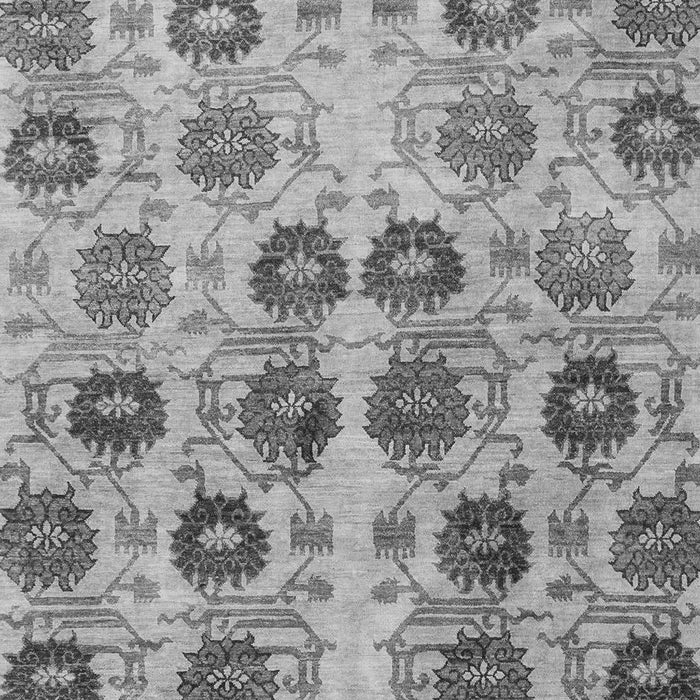 Machine Washable Abstract Gray Modern Rug, wshabs1854gry