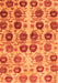 Machine Washable Abstract Orange Modern Area Rugs, wshabs1854org