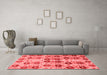 Modern Red Washable Rugs