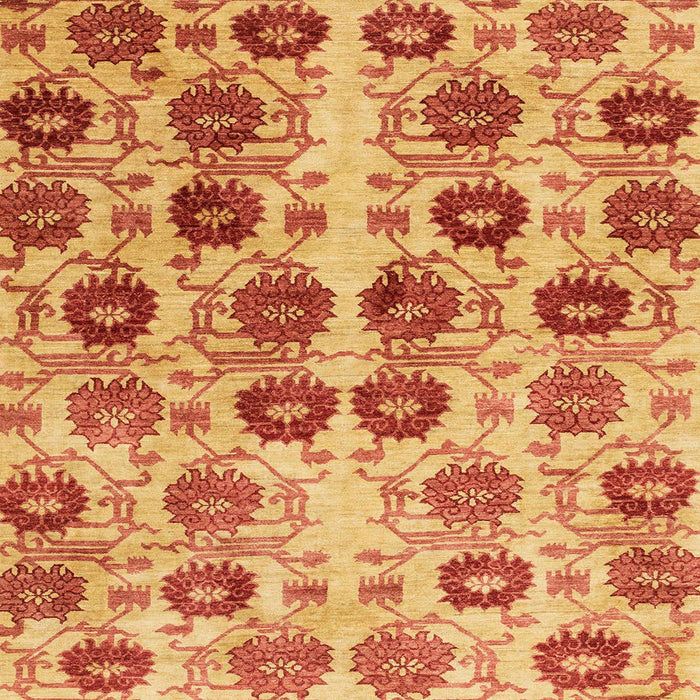 Square Abstract Red Modern Rug, abs1854