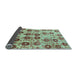 Sideview of Abstract Light Blue Modern Rug, abs1854lblu