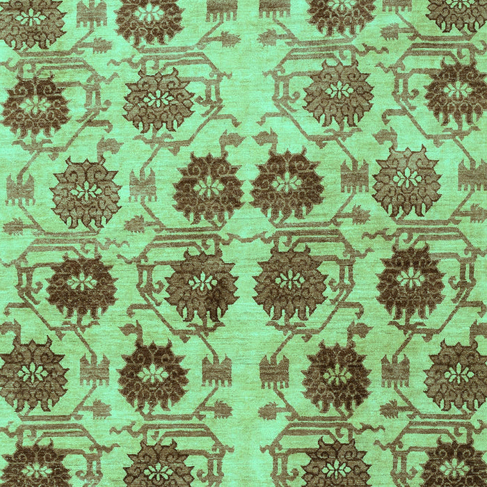 Machine Washable Abstract Turquoise Modern Area Rugs, wshabs1854turq