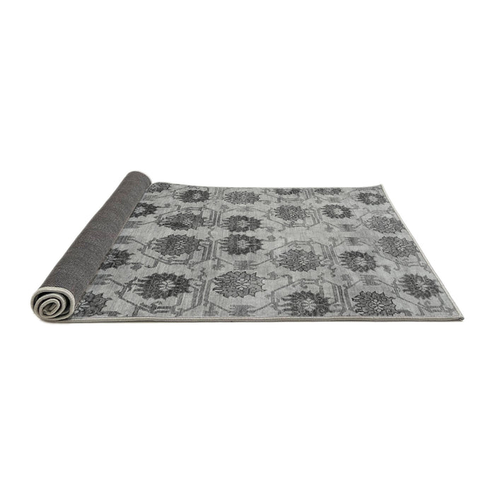 Sideview of Abstract Gray Modern Rug, abs1854gry