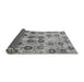 Sideview of Abstract Gray Modern Rug, abs1854gry