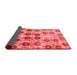 Abstract Red Modern Area Rugs