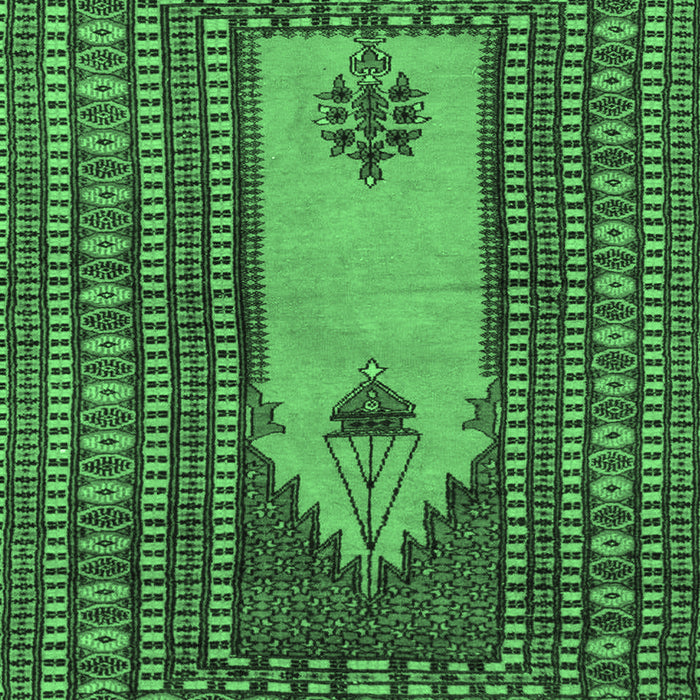 Machine Washable Abstract Emerald Green Modern Area Rugs, wshabs1855emgrn