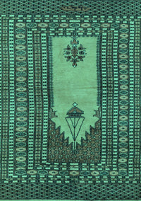 Abstract Turquoise Modern Rug, abs1855turq