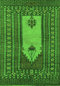 Abstract Green Modern Rug, abs1855grn