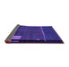 Sideview of Abstract Purple Modern Rug, abs1856pur