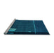 Sideview of Machine Washable Abstract Light Blue Modern Rug, wshabs1856lblu