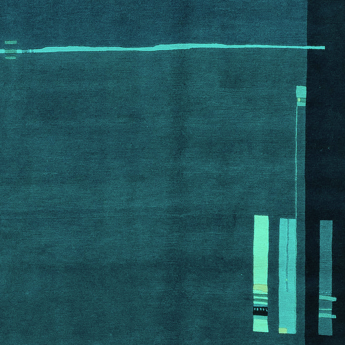 Abstract Turquoise Modern Rug, abs1856turq