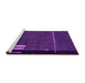 Sideview of Machine Washable Abstract Pink Modern Rug, wshabs1856pnk