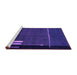 Sideview of Machine Washable Abstract Purple Modern Area Rugs, wshabs1856pur