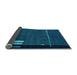 Sideview of Abstract Light Blue Modern Rug, abs1856lblu