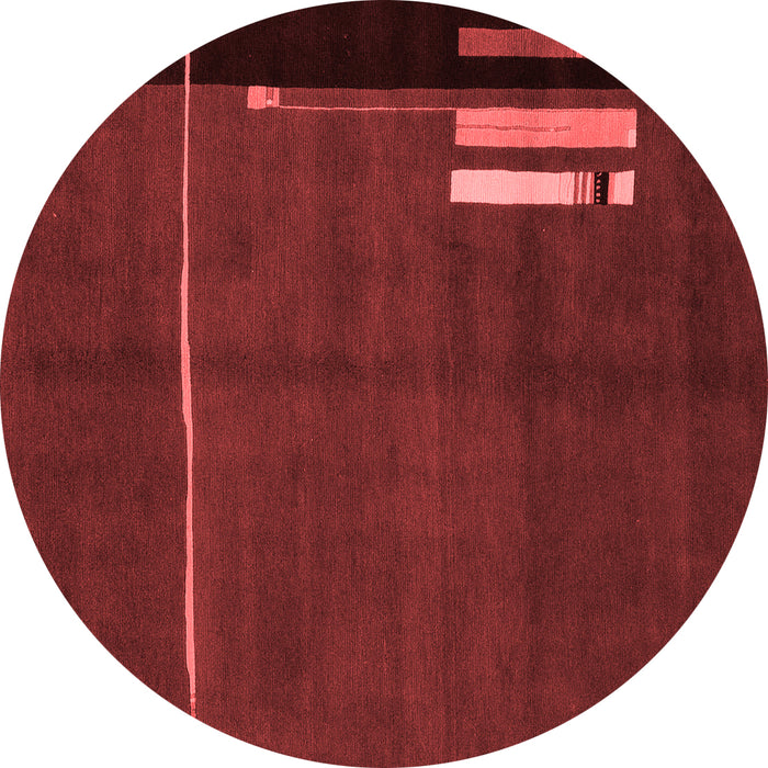 Machine Washable Abstract Red Modern Rug, wshabs1856red