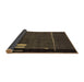 Sideview of Abstract Brown Modern Rug, abs1856brn